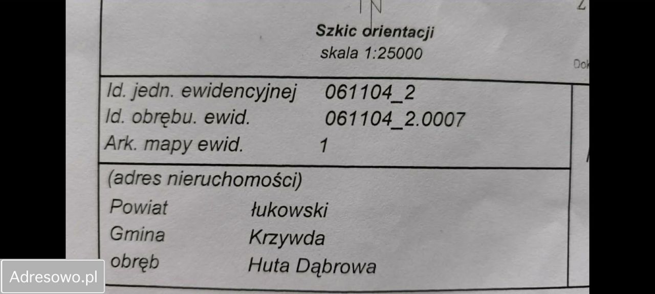 Działka budowlana Huta-Dąbrowa, ul. Zakładowa. Zdjęcie 2