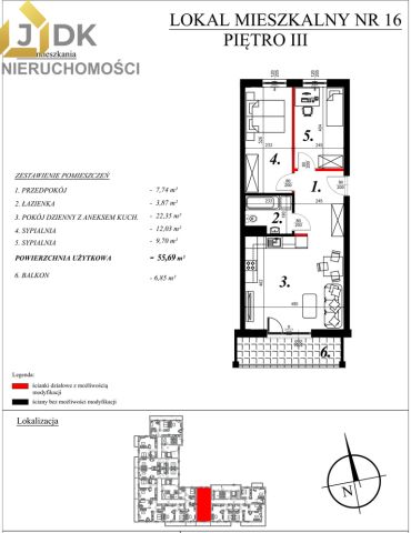 Mieszkanie 3-pokojowe Sochaczew Centrum, ul. Kochanowskiego. Zdjęcie 15