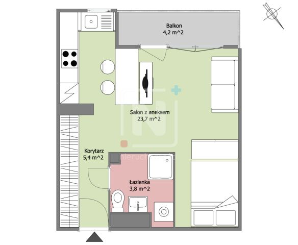 Mieszkanie 2-pokojowe Warszawa Gocławek, ul. Komorska. Zdjęcie 10