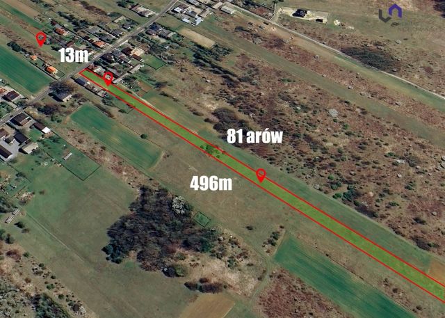 Działka rolno-budowlana Siemonia, ul. Kościuszki. Zdjęcie 9