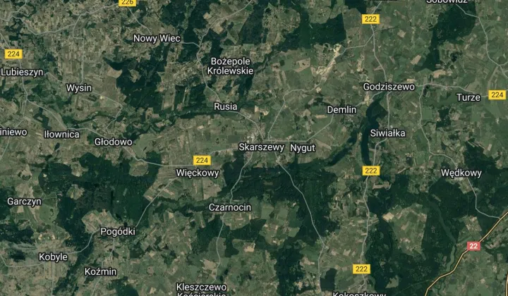 Działka inwestycyjna Skarszewy, ul. Kościerska