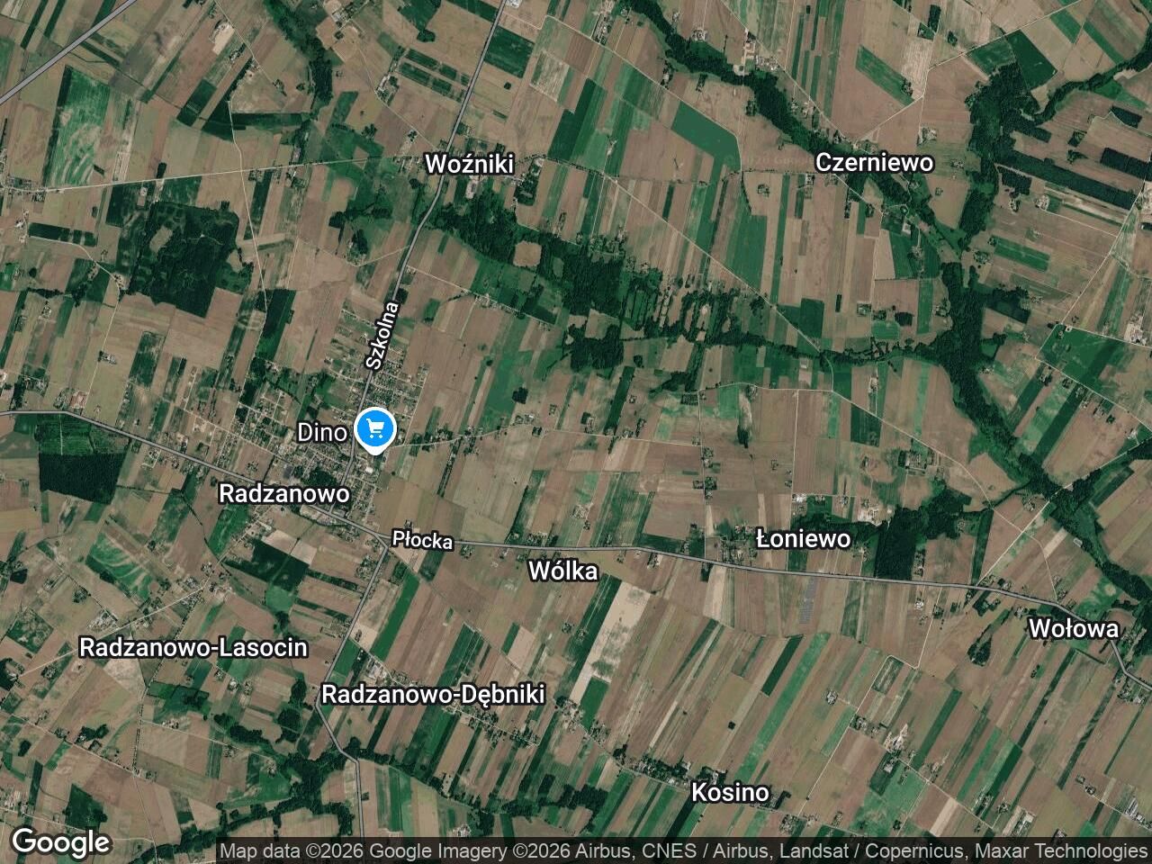 Działka Radzanowo, ul. Begno