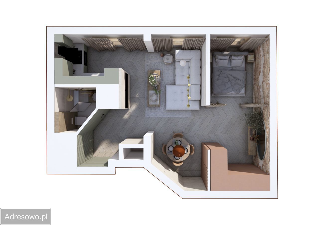 Mieszkanie 2-pokojowe Chorzów Klimzowiec, ul. Górnicza. Zdjęcie 7