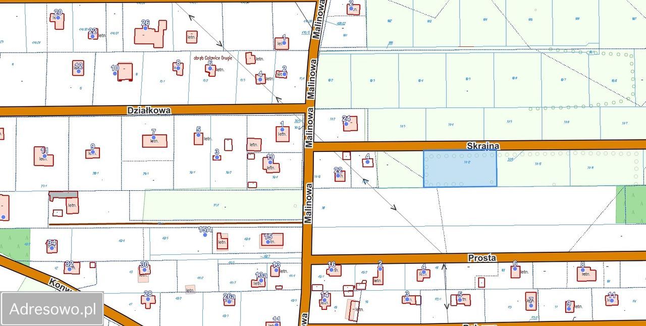 Działka budowlana Goławice Drugie. Zdjęcie 5