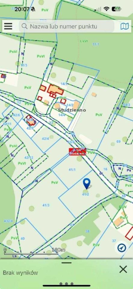 Działka siedliskowa Studzienno