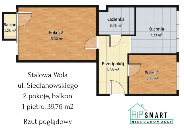 Mieszkanie 2-pokojowe Stalowa Wola, ul. Marcelego Siedlanowskiego. Zdjęcie 9