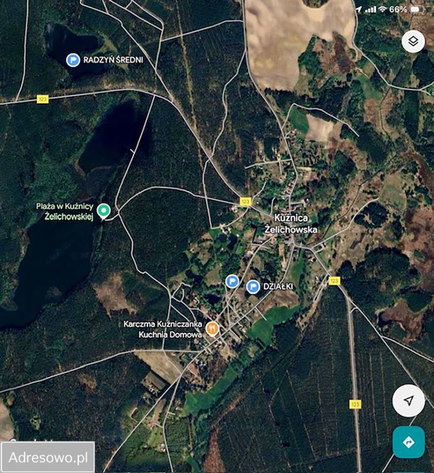 Działka rolno-budowlana Kuźnica Żelichowska. Zdjęcie 2