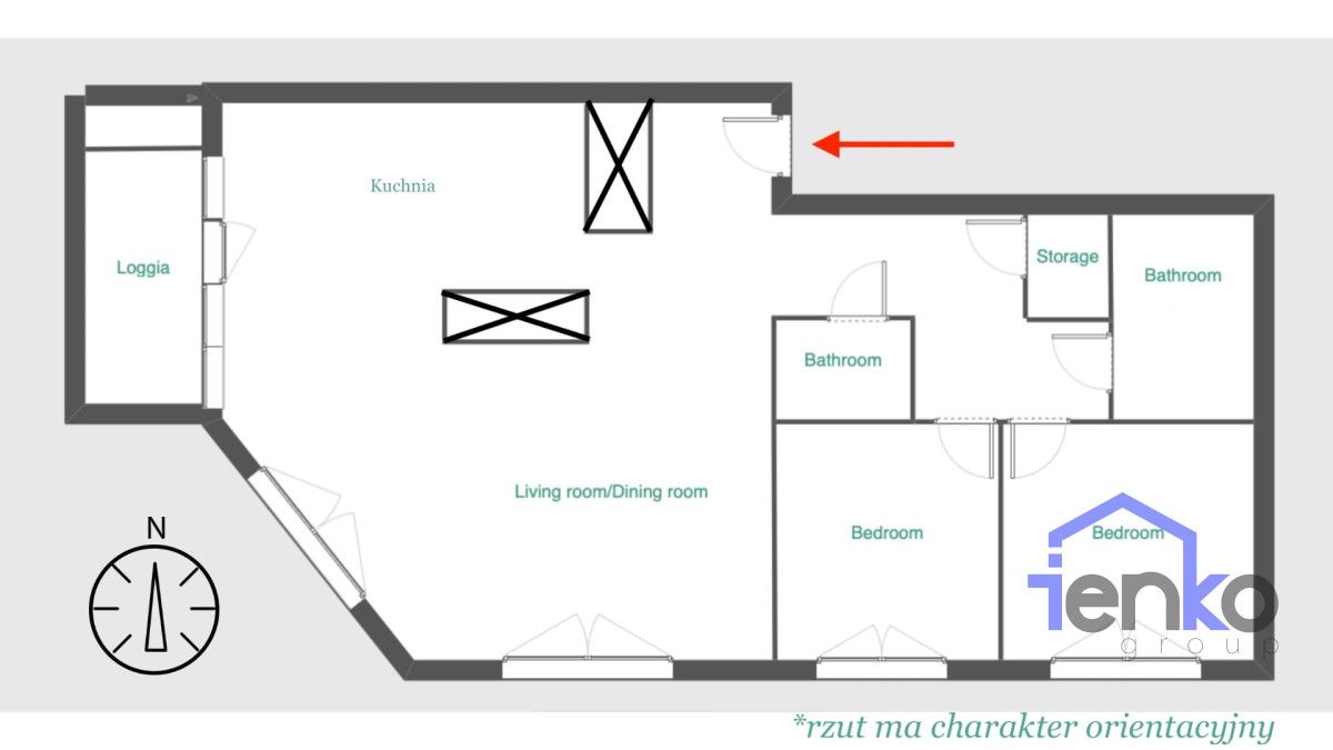 Mieszkanie 3-pokojowe Warszawa Wilanów, ul. Franciszka Klimczaka. Zdjęcie 16