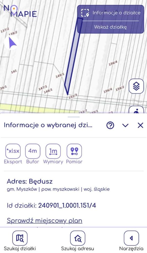 Działka rolno-budowlana Myszków Będusz. Zdjęcie 2