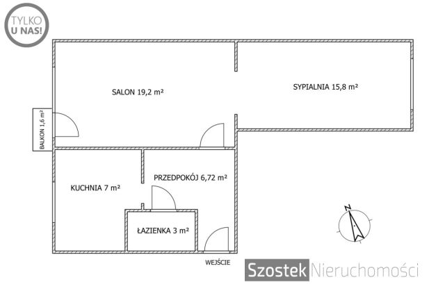 Mieszkanie 2-pokojowe Częstochowa Raków, al. Aleja Pokoju. Zdjęcie 11