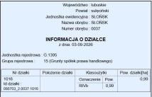 Działka inwestycyjna Słońsk, ul. Dębowa. Zdjęcie 2