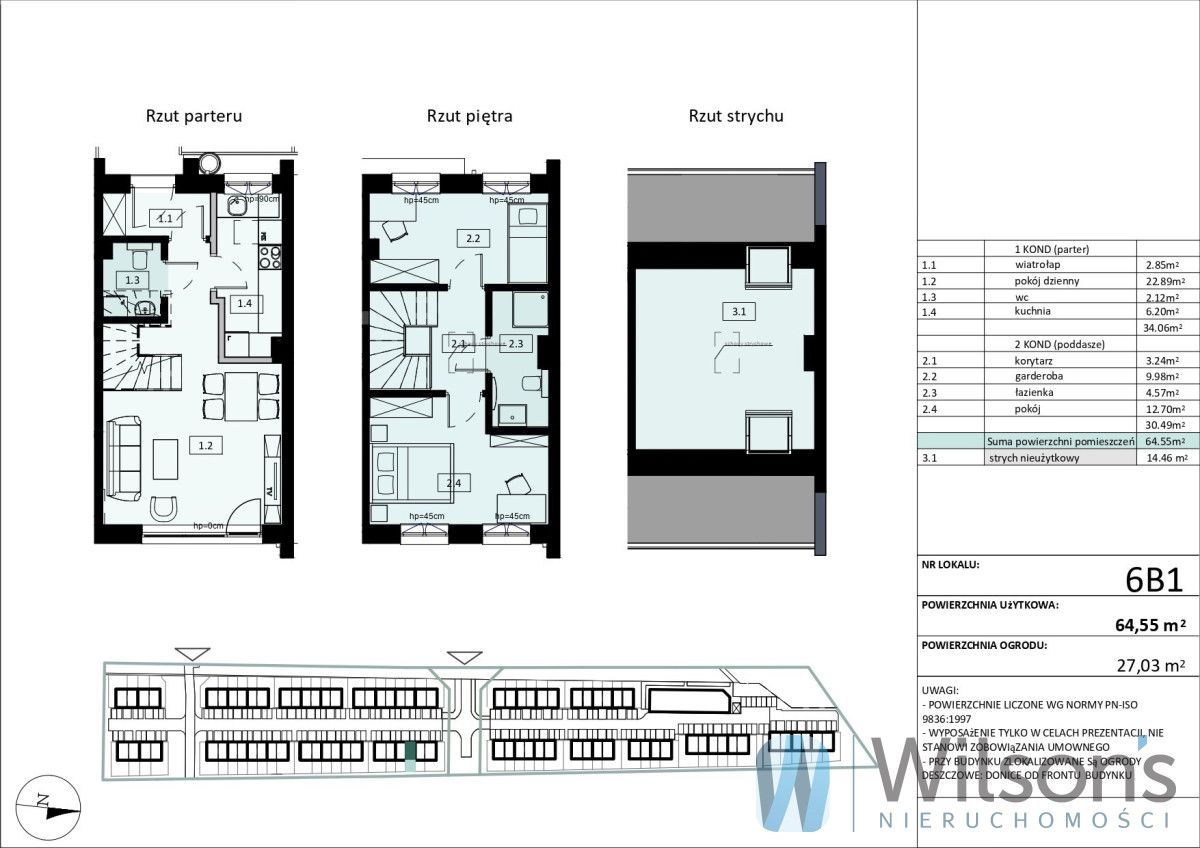 dom szeregowy, 3 pokoje Pruszcz Gdański, ul. NSZZ Solidarność. Zdjęcie 10