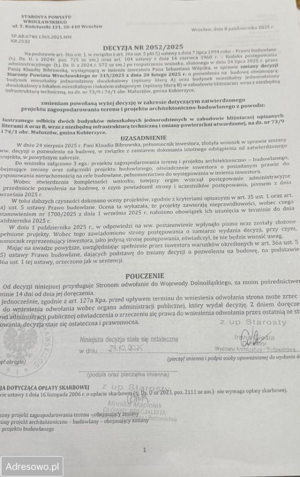 Działka budowlana Małuszów, ul. Jaśminowa. Zdjęcie 2