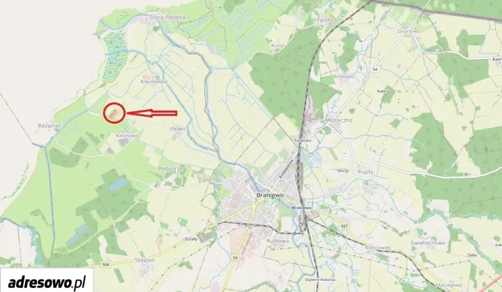 Działka rolna Klejnowo