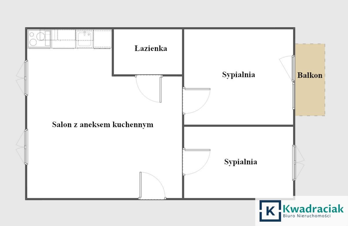 Mieszkanie 2-pokojowe Lesko, ul. Piotra Kmity. Zdjęcie 13