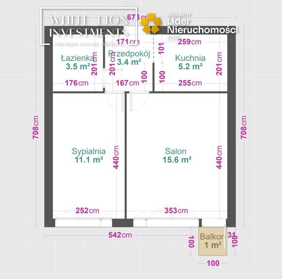 Mieszkanie 2-pokojowe Warszawa Mokotów, ul. Artura Malawskiego. Zdjęcie 15
