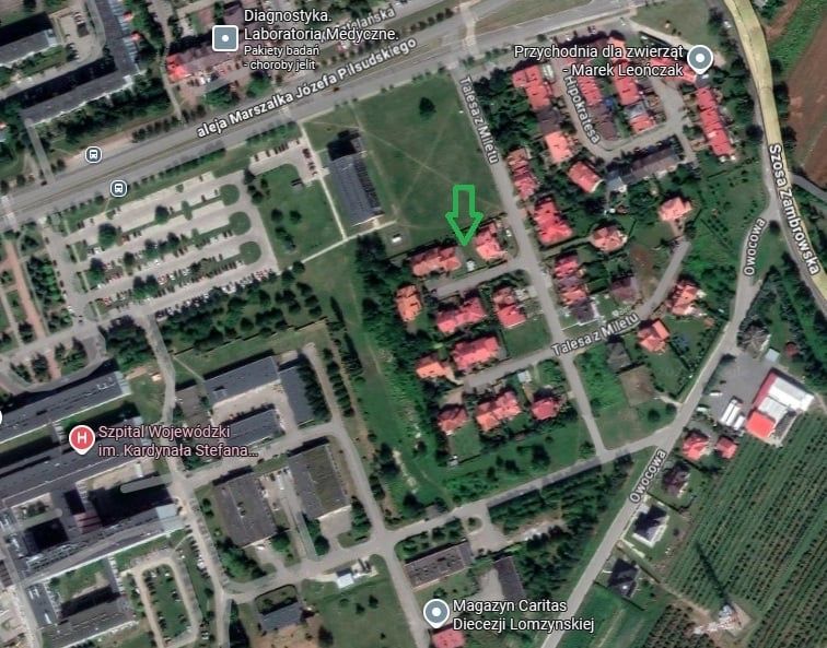 Działka budowlana Łomża Śródmieście, ul. Talesa z Miletu. Zdjęcie 1