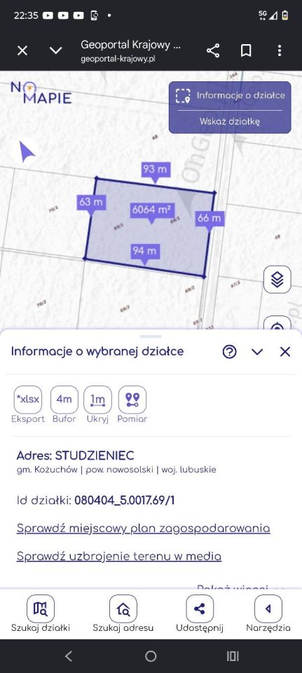 Działka rolno-budowlana Studzieniec. Zdjęcie 6