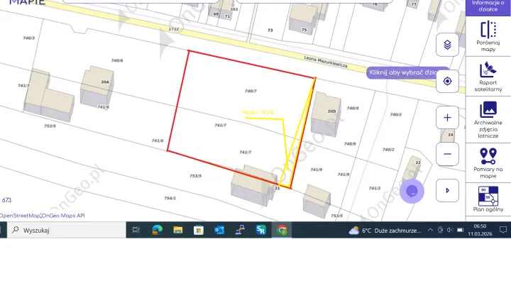 Działka rolno-budowlana Ożarów, ul. Leona Mazurkiewicza
