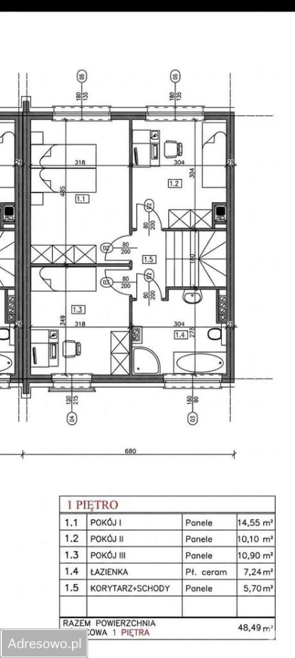 dom szeregowy, 4 pokoje Tulce, ul. Krótka. Zdjęcie 12