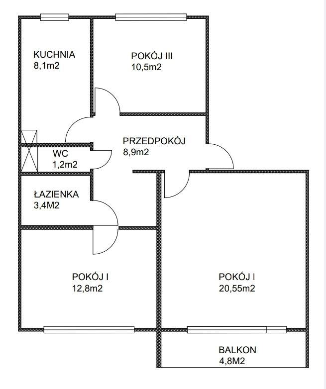 Mieszkanie 3-pokojowe Gdynia Witomino, ul. Pańska. Zdjęcie 1