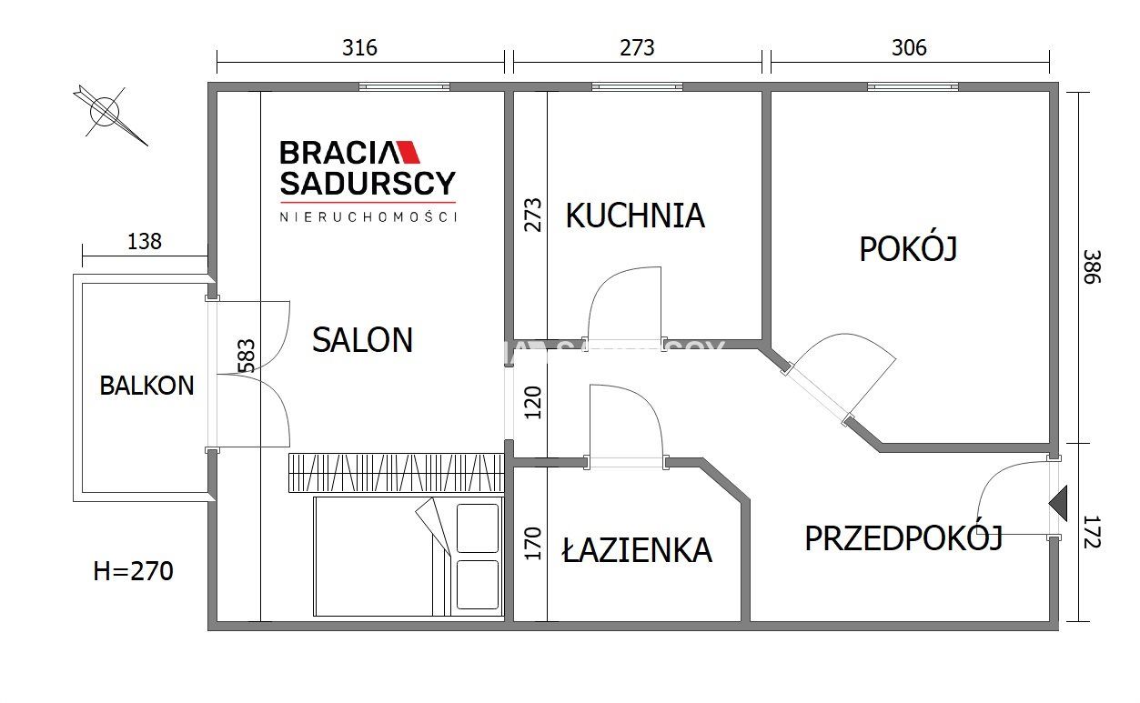 Mieszkanie 2-pokojowe Kraków Podgórze Duchackie, ul. Pszenna. Zdjęcie 19