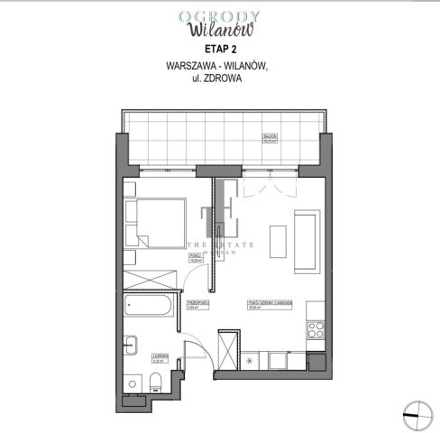 Mieszkanie 2-pokojowe Warszawa Wilanów, ul. Zdrowa. Zdjęcie 19