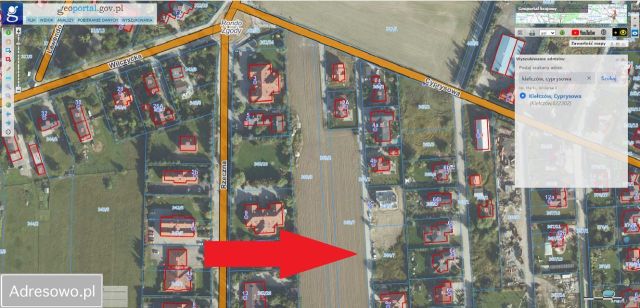 Działka budowlana Kiełczów, ul. Cyprysowa. Zdjęcie 1