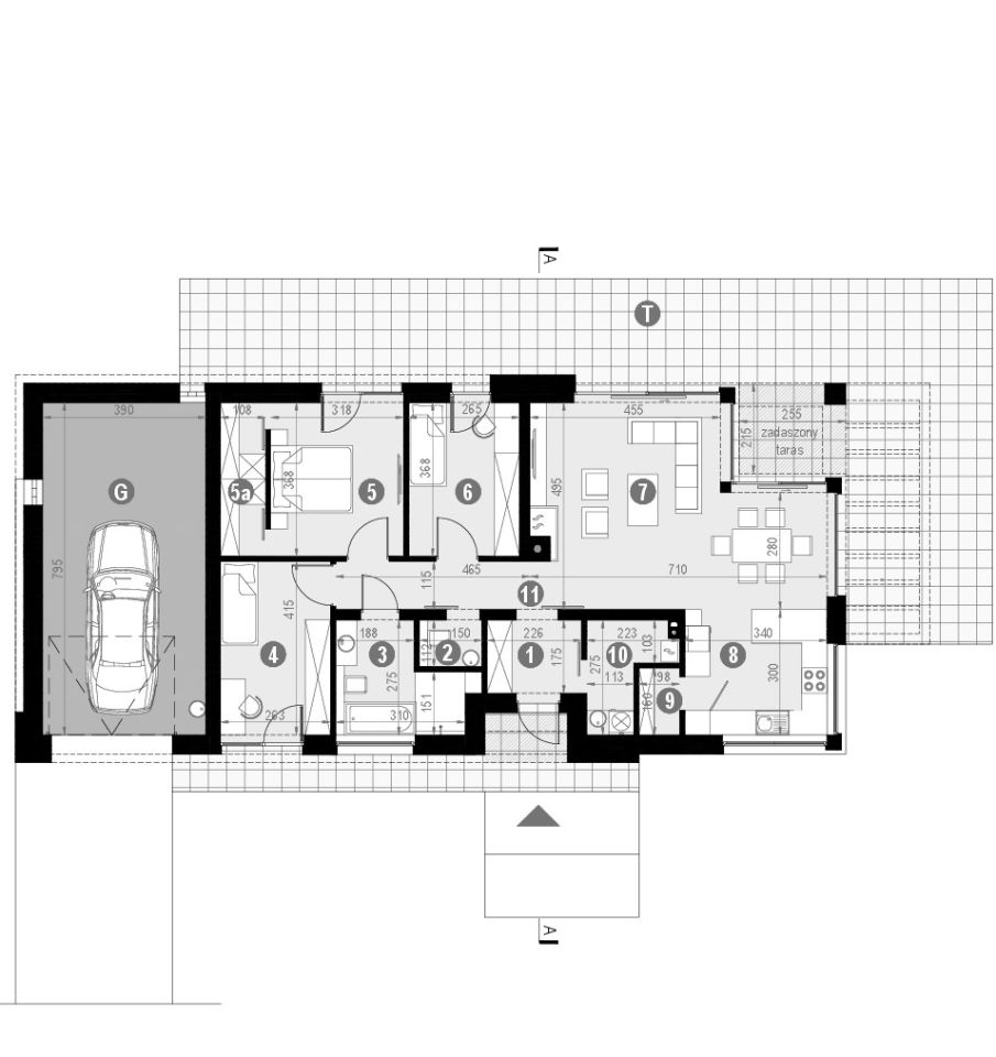 dom wolnostojący, 4 pokoje Mąkoszyn, ul. Wspólna. Zdjęcie 9