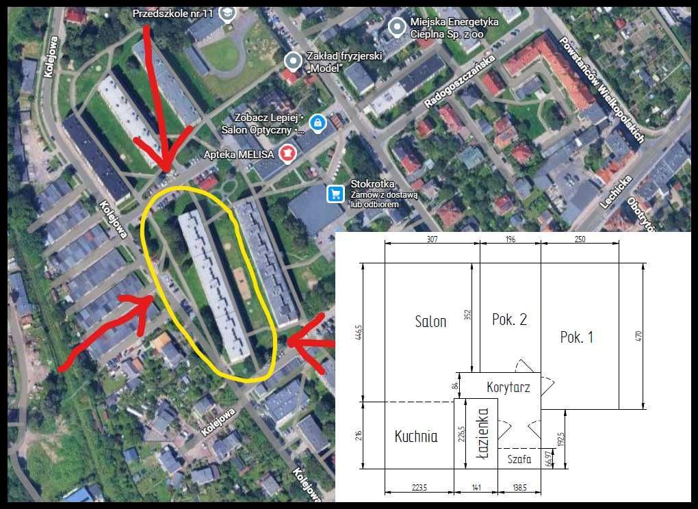 Mieszkanie 3-pokojowe Koszalin, ul. Kolejowa. Zdjęcie 8