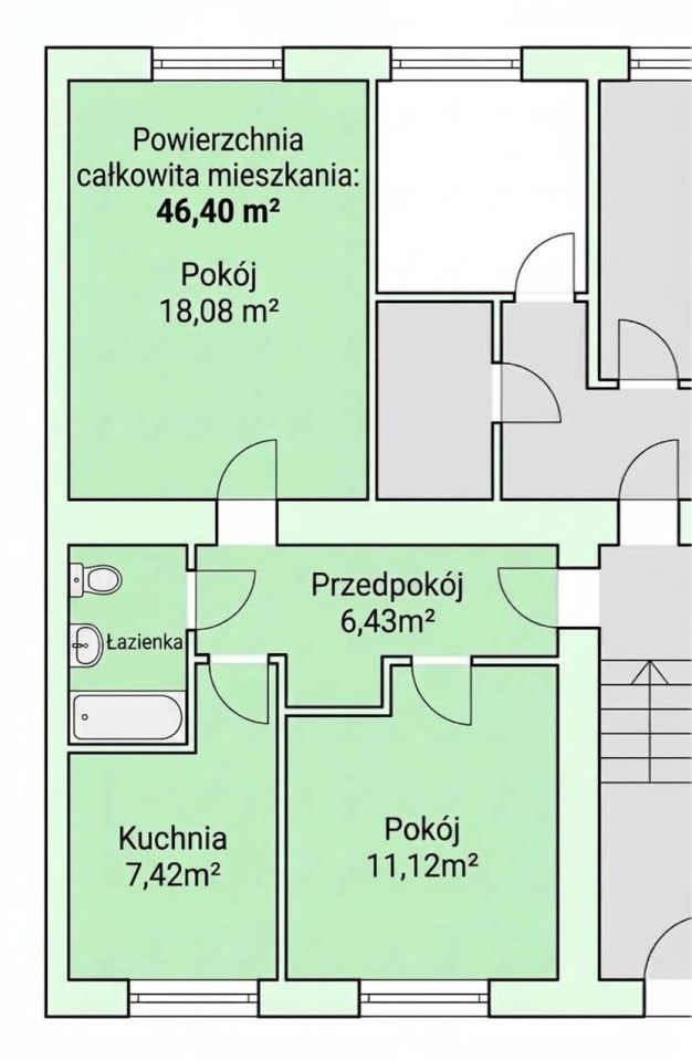 Mieszkanie 2-pokojowe Bielsko-Biała Śródmieście, ul. PCK. Zdjęcie 2