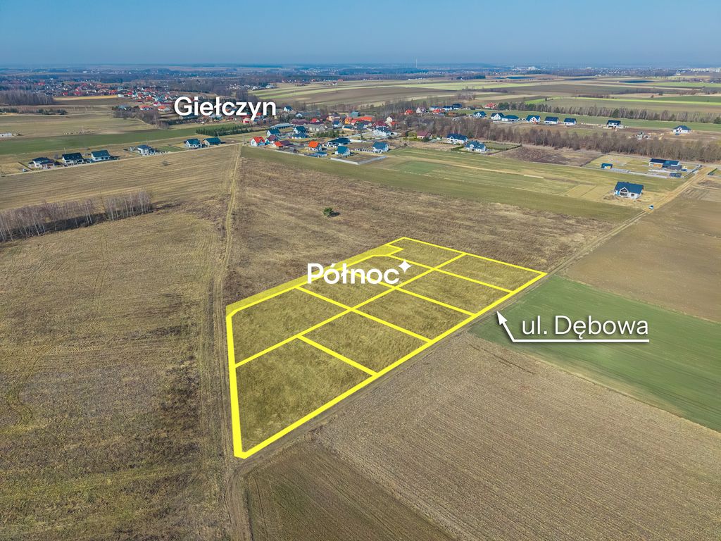 Działka budowlana Giełczyn, ul. Dębowa. Zdjęcie 7