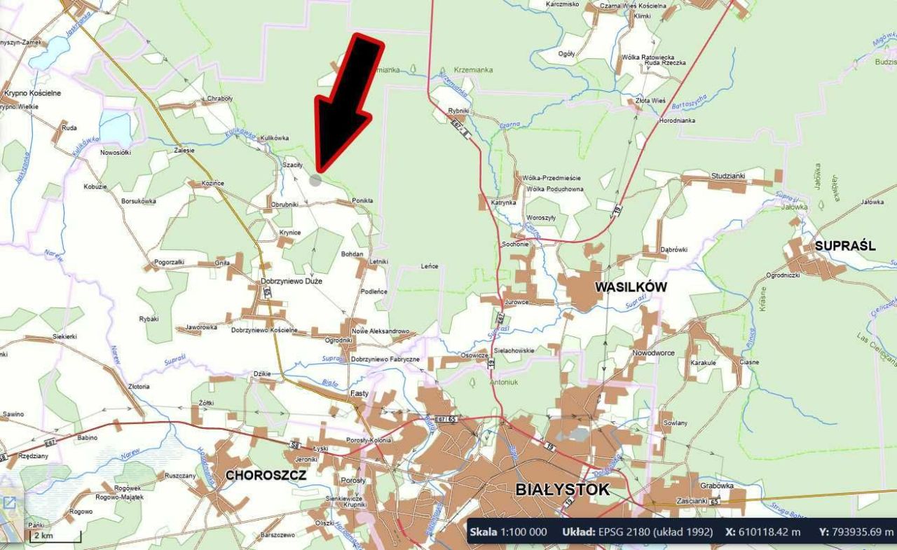 Działka budowlana Szaciły. Zdjęcie 2