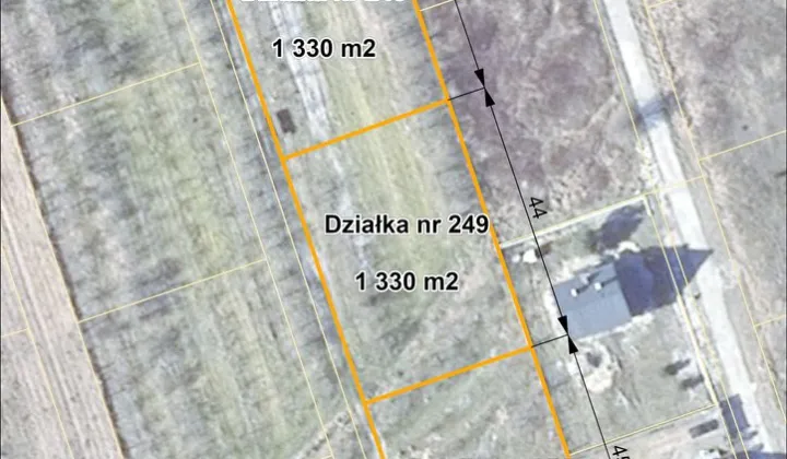Działka budowlana Ławki, ul. Główna