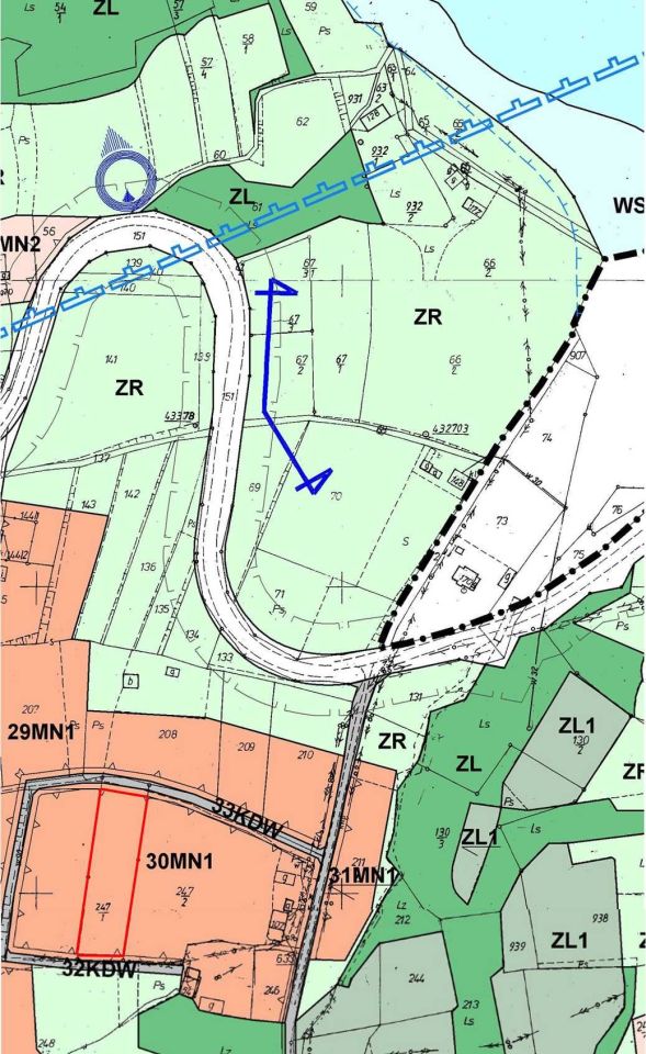 Działka budowlana Droginia. Zdjęcie 4