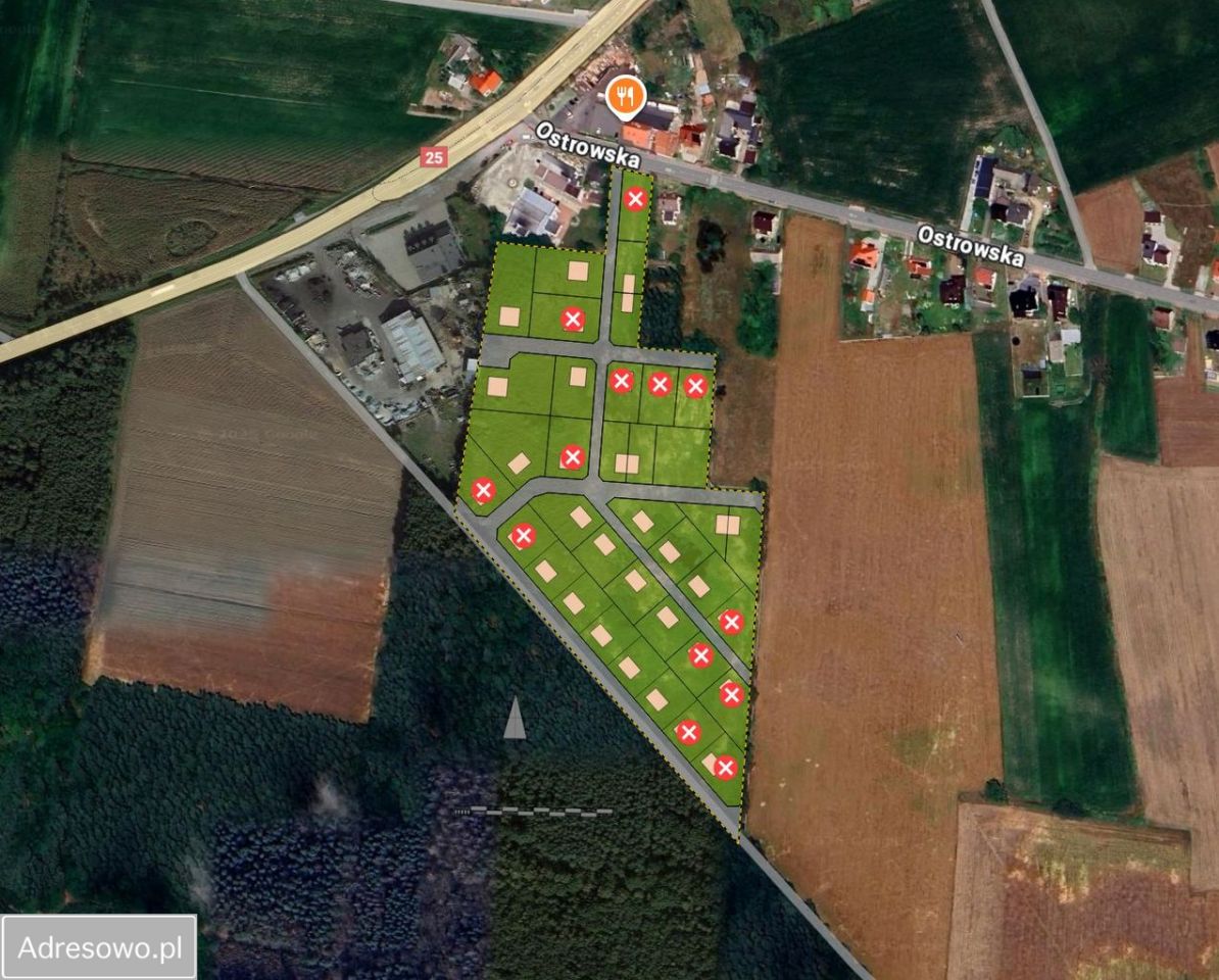 Działka budowlana Biskupice Ołoboczne, ul. Ostrowska. Zdjęcie 9