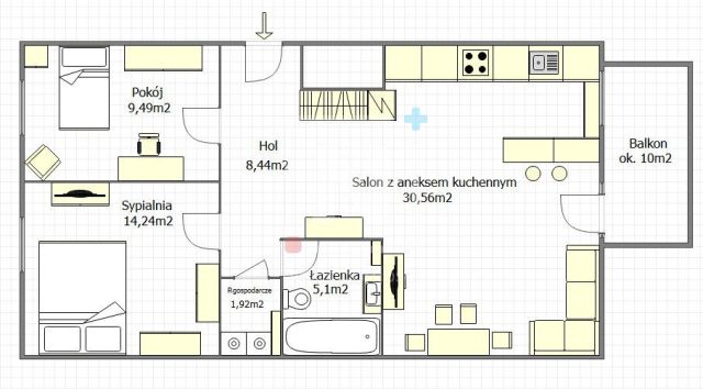 Mieszkanie 3-pokojowe Warszawa Ursus, ul. Skoroszewska. Zdjęcie 11