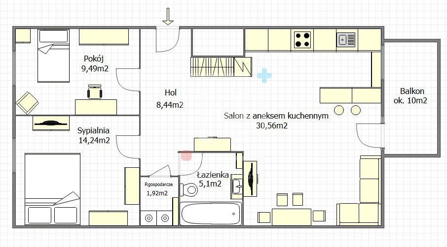 Mieszkanie 3-pokojowe Warszawa Ursus, ul. Skoroszewska. Zdjęcie 11