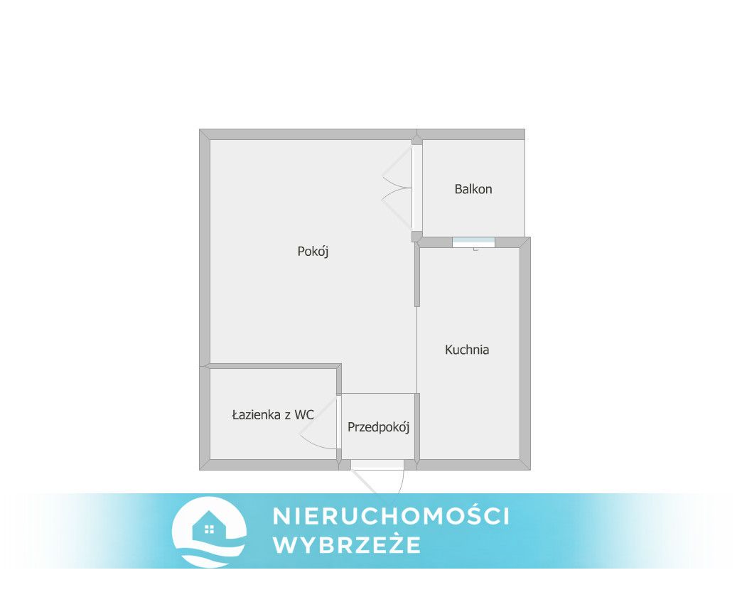 Mieszkanie 1-pokojowe Gdańsk Długie Ogrody, ul. Długie Ogrody. Zdjęcie 19