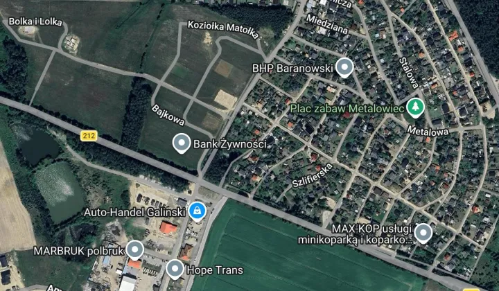 Działka budowlana Charzykowy, Slusarska