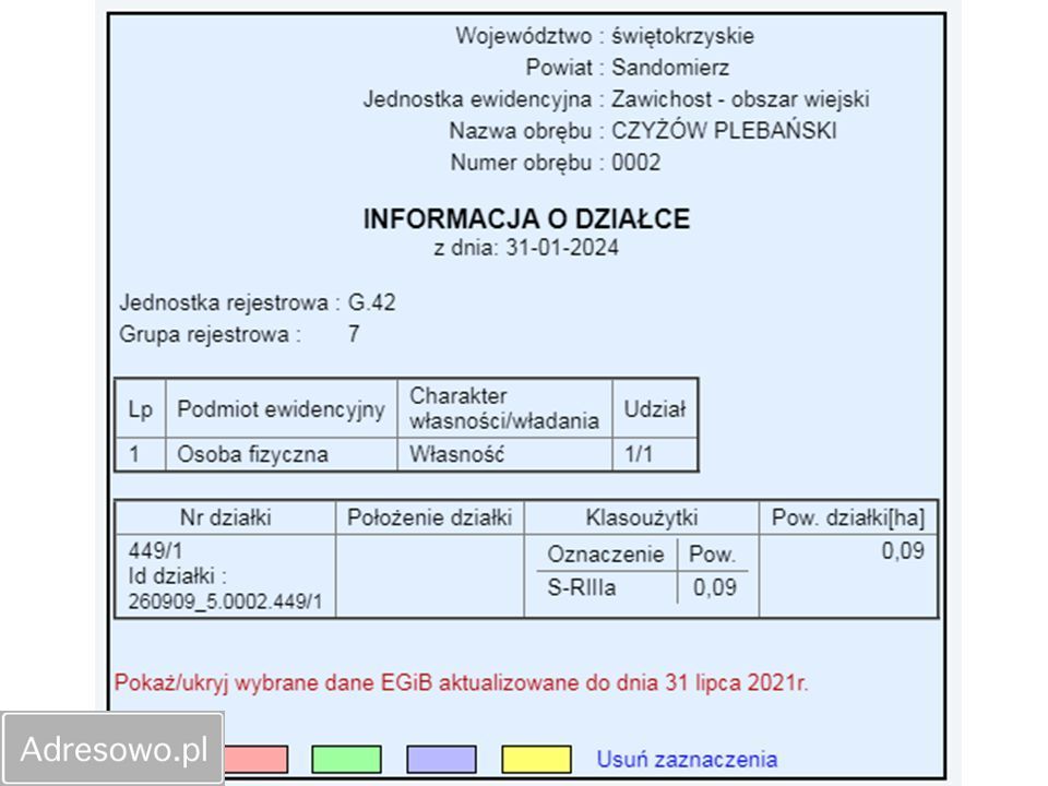Działka rolna Czyżów Plebański. Zdjęcie 6
