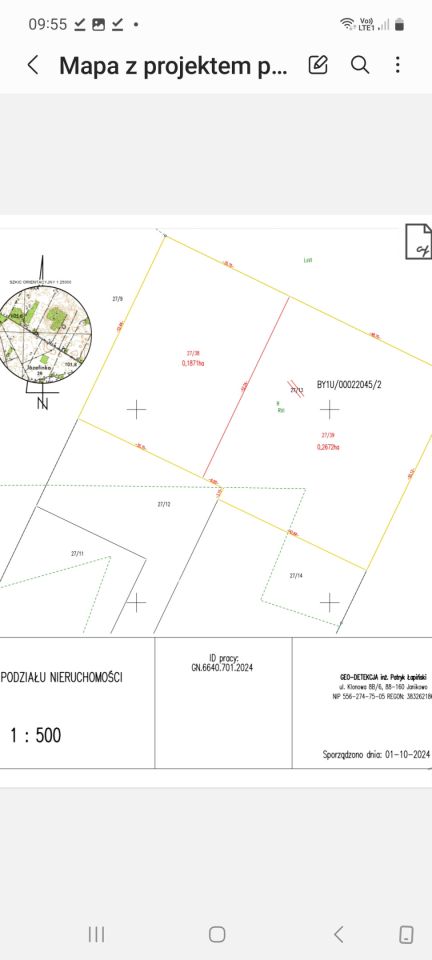 Działka budowlana Józefinka. Zdjęcie 3