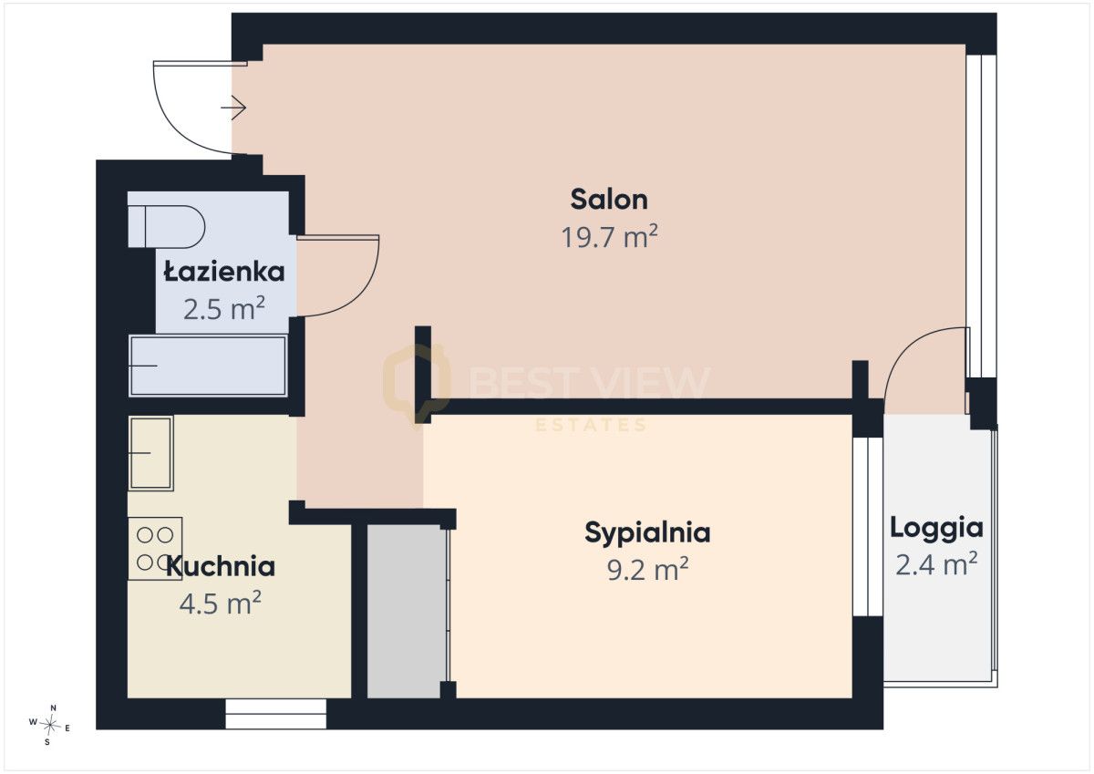 Mieszkanie 2-pokojowe Warszawa Śródmieście, ul. Czerniakowska. Zdjęcie 12