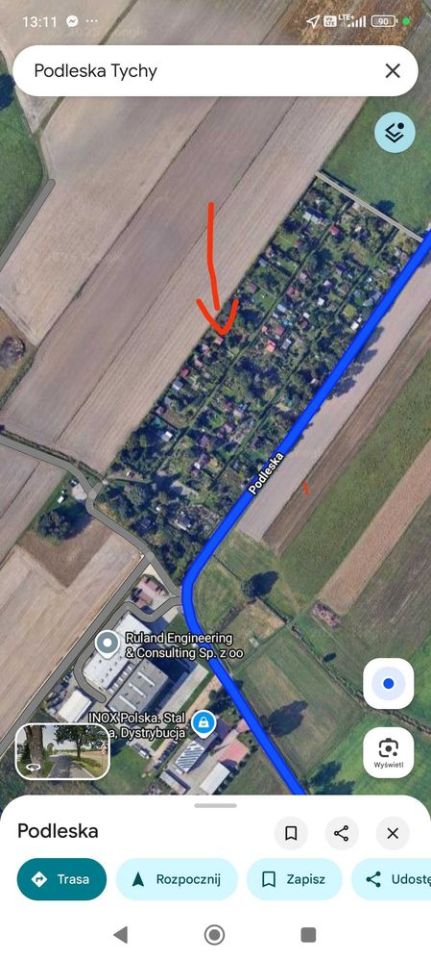 Działka rekreacyjna Tychy Wilkowyje, ul. Podleska. Zdjęcie 2