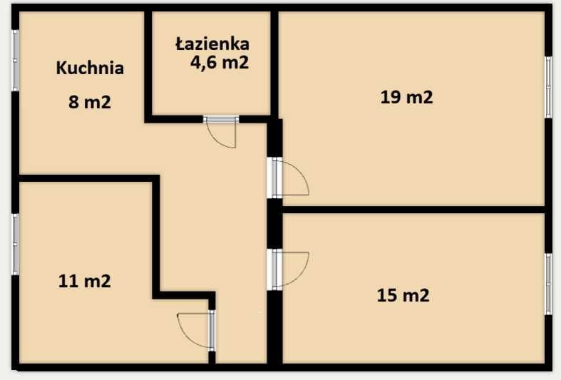 Mieszkanie 3-pokojowe Wrocław Śródmieście. Zdjęcie 8