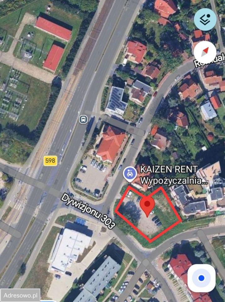 Działka budowlana Olsztyn, ul. Dywizjonu 303. Zdjęcie 2