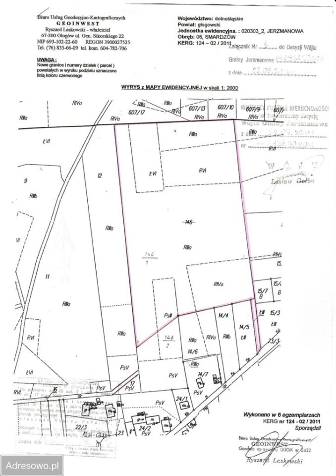 Działka rolno-budowlana Smardzów. Zdjęcie 6