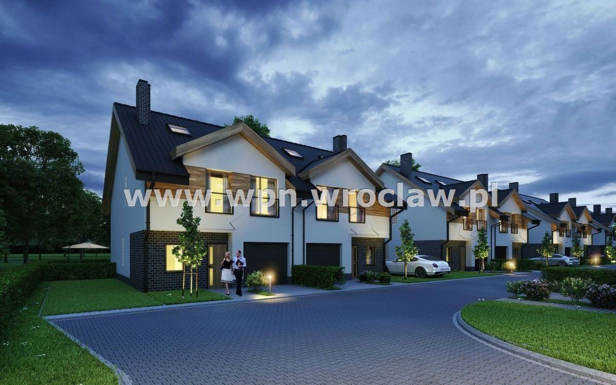 bliźniak, 5 pokoi Wrocław Krzyki, ul. gen. Stefana Grota-Roweckiego. Zdjęcie 2