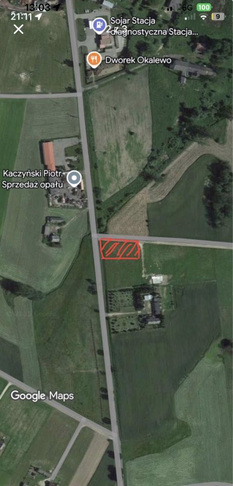 Działka budowlana Okalewo. Zdjęcie 2