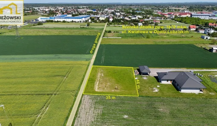 Działka Opole Lubelskie, ul. Kwiatowa